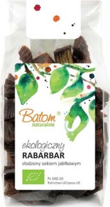 RABARBAR SUCRÉ AU JUS DE POMME BIO 100 g -BATOM