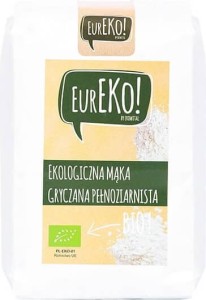 Mąka gryczana pełnoziarnista BIO 500 g Eureko