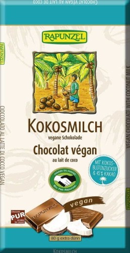 KOKOSNOOT CHOCOLADE FAIR TRADE BIO 80 g - RAPUNZEL