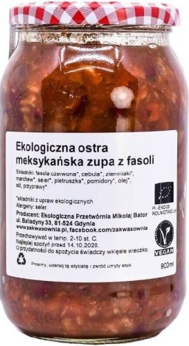 MEXICAANSE SPONSSOEP MET BIOBONEN 900 ml - ZUREN