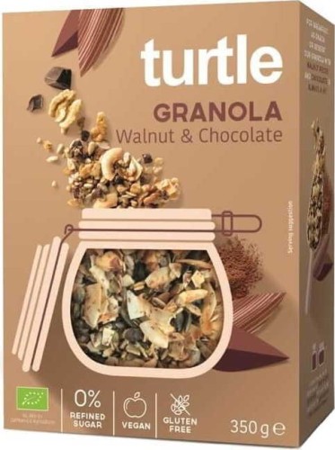 GRANOLA WALNUT - CHOCOLAT SANS GLUTEN BIO 350 g - TURTLE