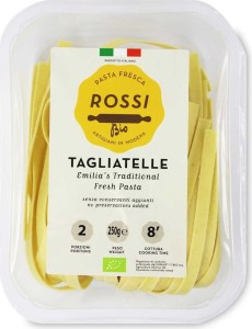 PASTA (FRESH SEMOLINE EGG) TAGLIATELLE BIO 250 g - PASTA FRESCA ROSSI