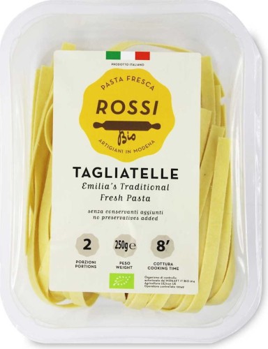 PASTA (FRESH SEMOLINE EGG) TAGLIATELLE BIO 250 g - PASTA FRESCA ROSSI