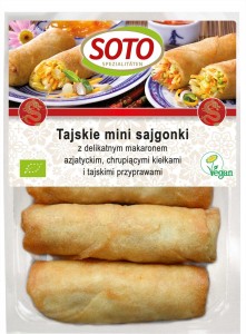 Wegańskie mini sajgonki w stylu tajskim BIO 200 g Soto