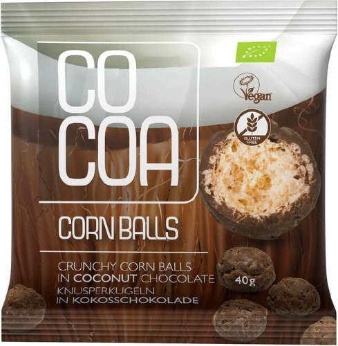 TENTEMPIÉ DE MAÍZ EN CHOCOLATE DE COCO SIN GLUTEN BIO 40 g - COCOA