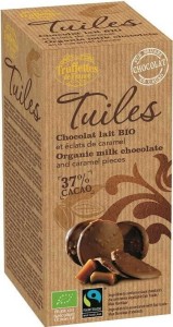 MILK CHOCOLATE RINGS WITH TOFFI BIO FAIR TRADE 100 g - TRUFFETTES DE FRANCE