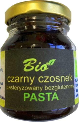 PASTA Z CZARNEGO CZOSNKU BEZGLUTENOWA BIO 80 g - PRZETWORY Z NATURY