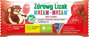 Lizak truskawka 6g Zdrowy Lizak