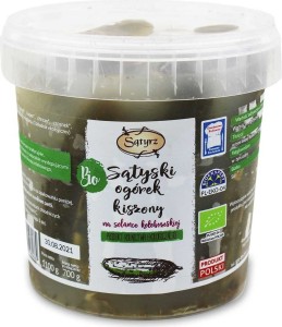 CUCUMBERS ARE ORGANIC TYSKIE 1.1 kg (700 g) (BUCKET) - SĄTYRZ