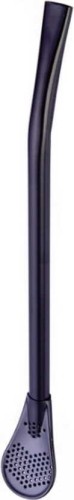 STAINLESS BOMBILLA  BLACK 15,5 cm - PIZCA DEL MUNDO