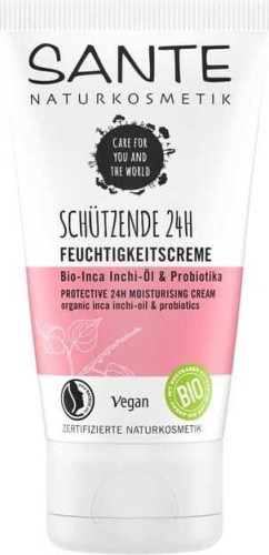 FACE CREAM PROTECTIVE MOISTURIZING INCA INCHI OIL AND PROBIOTICS ECO 50 ml - SANTE