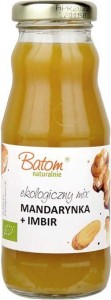 Juice mandarin  - ginger NFC BIO 200 ml - BATOM