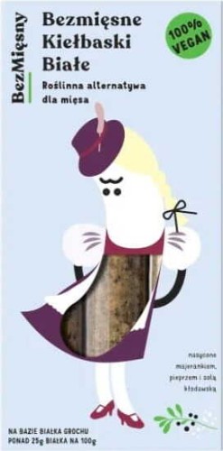 Vegan white sausages 240 g Bezmięsny Mięsny