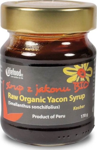 YACON SYRUP RAW GLUTEN-FREE BIO 170 g - LIFEFOOD