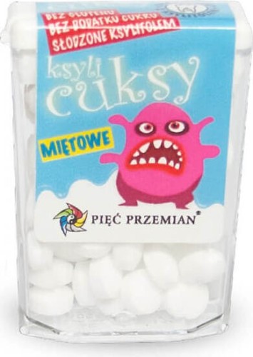 Cukierki miętowe z ksylitolem PIĘĆ PRZEMIAN