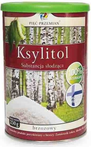XILITOL EN BOTE 250 g - PIĘĆ PRZEMIAN