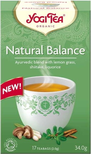 NATURAL BALANCE TEA WITH SHIITAKE BIO (17 x 2 g) 34 g - YOGI TEA