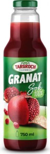 Sok z granatu granat 100% 750 ml Targroch