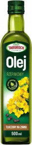 Olej rzepakowy tłoczony na zimno 500 ml Targroch
