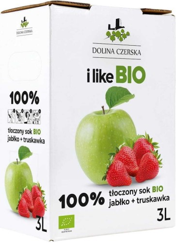 APPELSAP EN AARDBEI NFC BIO 3 L - CZERSKA VALLEI