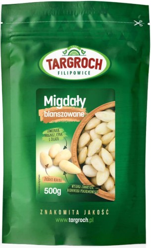 Geblancheerde amandelen 500g Targroch