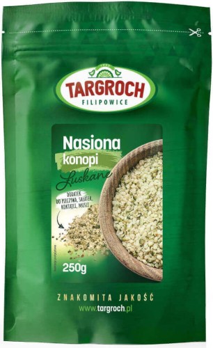 Gepelde hennepzaden 250g Targroch