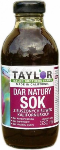 Jugo de ciruelas pasas de California 100% 330 ml - Taylor Brothers Farms