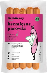 Saucisses végétaliennes 200 g Bezmięsny Mięsny