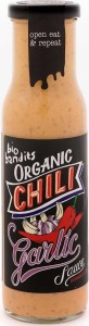 GARLIC SAUCE WITH CHILI  BIO 250 ml - BIO BANDITS
