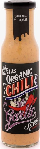 GARLIC SAUCE WITH CHILI  BIO 250 ml - BIO BANDITS
