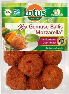 VEGETABLE BALLS WITH MOZZARELLA BIO 250 g - LOTUS