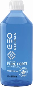 Silicone 200 mg GEO NATURALS PURE SILICA FORTE 500 ml GeoSilica Medicaline