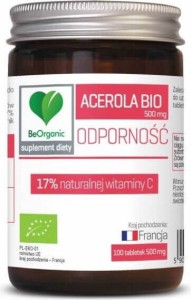 Acerola 500 mg 17% vitamina C naturale Resistenza 100 compresse di BeOrganic MedicaLine