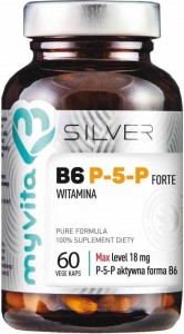 Witamina B6 P-5-P Forte 60 kapsułek MyVita Silver