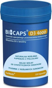 Bicaps Vitamin D3 4000 IU 120 portions 120 capsules ForMeds