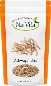 Ashwagandha Indiase ginseng Withania Somnifera wortel gesneden 100g NatVita