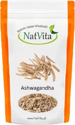Ashwagandha Indiase ginseng Withania Somnifera wortel gesneden 100g NatVita