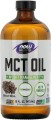 Oil MCT Medium-chain triglycerides chocolate mocha flavor 473 ml Now Foods Now Sports
