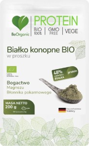 Poudre de protéine de chanvre BIO 66 portions 200g BeOrganic MedicaLine