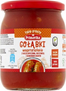 Vegetarische koolrolletjes met boekweit, linzen en lijnzaad glutenvrij 480 g - PRIMAVIKA