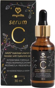 Sérum Vitamine C AA2G stabilisée et acide hyaluronique à trois molécules 30 ml MyVita