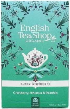 Hibiscus kruidenthee met rozenbottel (20x1.75) BIO 35 g English Tea Shop