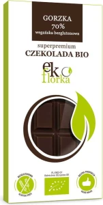 PREMIUM BITTER CHOCOLADE 70% GLUTENVRIJ BIO 85 g - ECOFLORKA