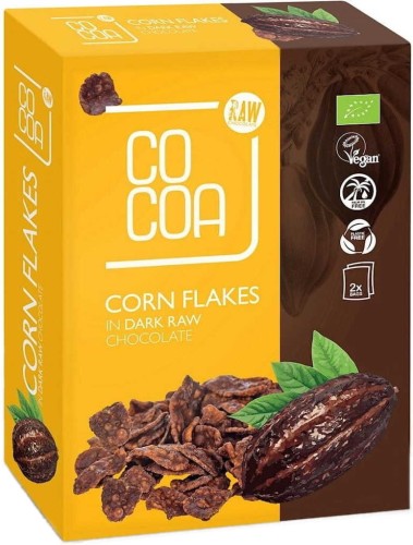 BIO CORN FLAKES IN PURE CHOCOLADE (2 x 100 g) 200 g - CACAO