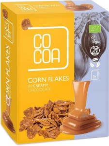 CORN FLAKES IN CHOCOLADE CREAMY BIO (2 x 100 g) 200 g - CACAO