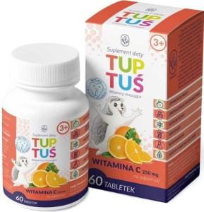 SINAASAPPEL VITAMINE VOOR KINDEREN VANAF 3 JAAR 60 MOUSSERENDE TABLETTEN - TUPTUS