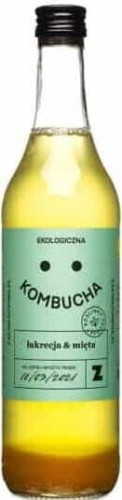 KOMBUCHA MET LIQUIDATIE EN MUNT BIO 500 ml - LEANING