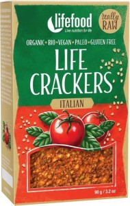 Buchweizencracker mit getrockneten Tomaten und Basilikum raw BIO 90 g - Lifefood