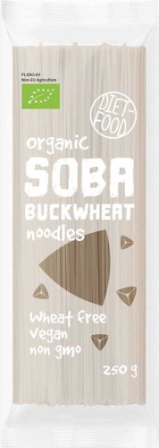 Makaron gryczany soba bezglutenowy BIO 250 g Diet-Food