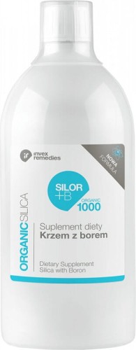 Silicium met borem Silor + B Silica with Boron 1000ml Invex Remedies